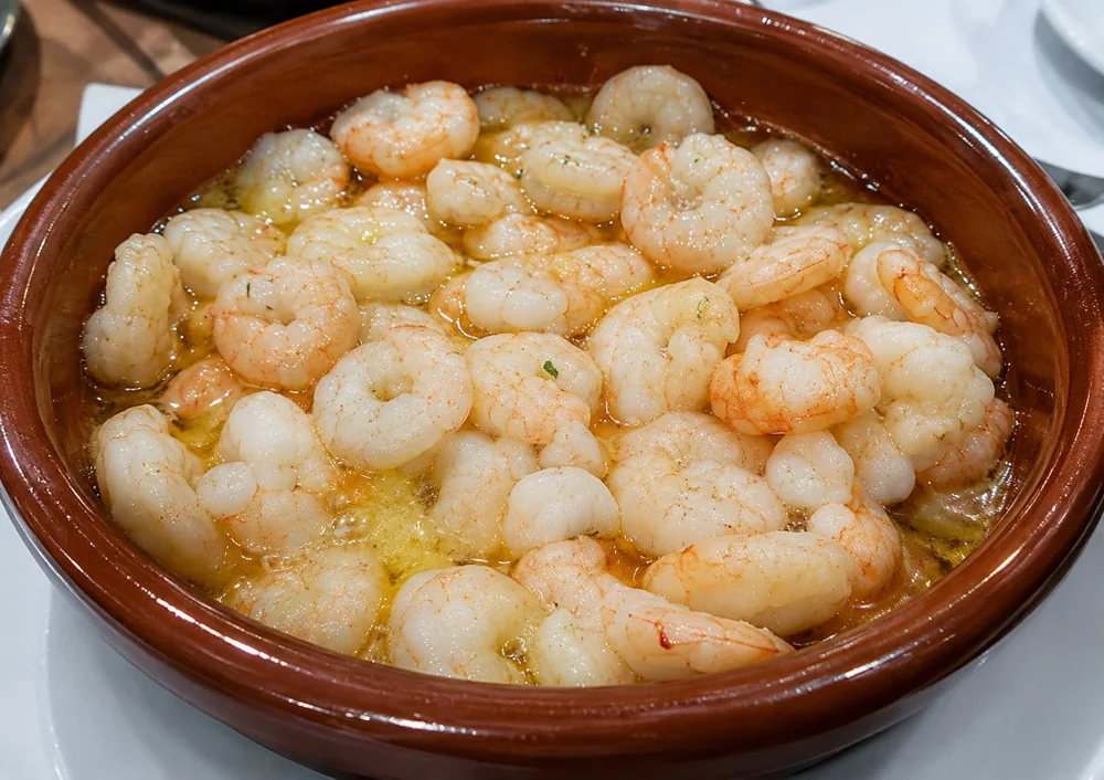 Camarão à guilho — Restaurante O Vieira